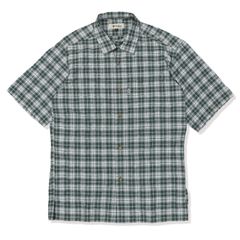 CシールドバンピーチェックシャツS/S (Men's)/グリーン