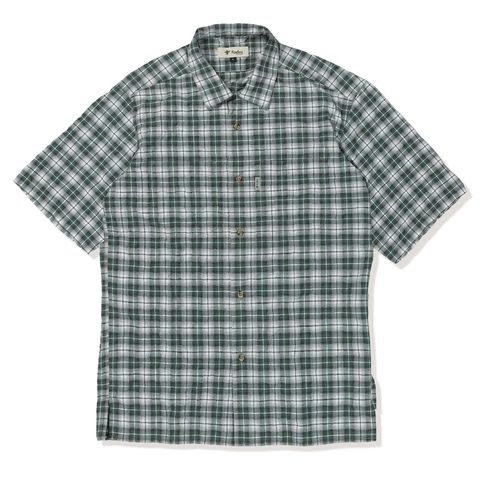 CシールドバンピーチェックシャツS/S (Men's)/グリーン