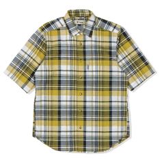 CシールドフレッシュチェックシャツS/S (Men's)/イエロー