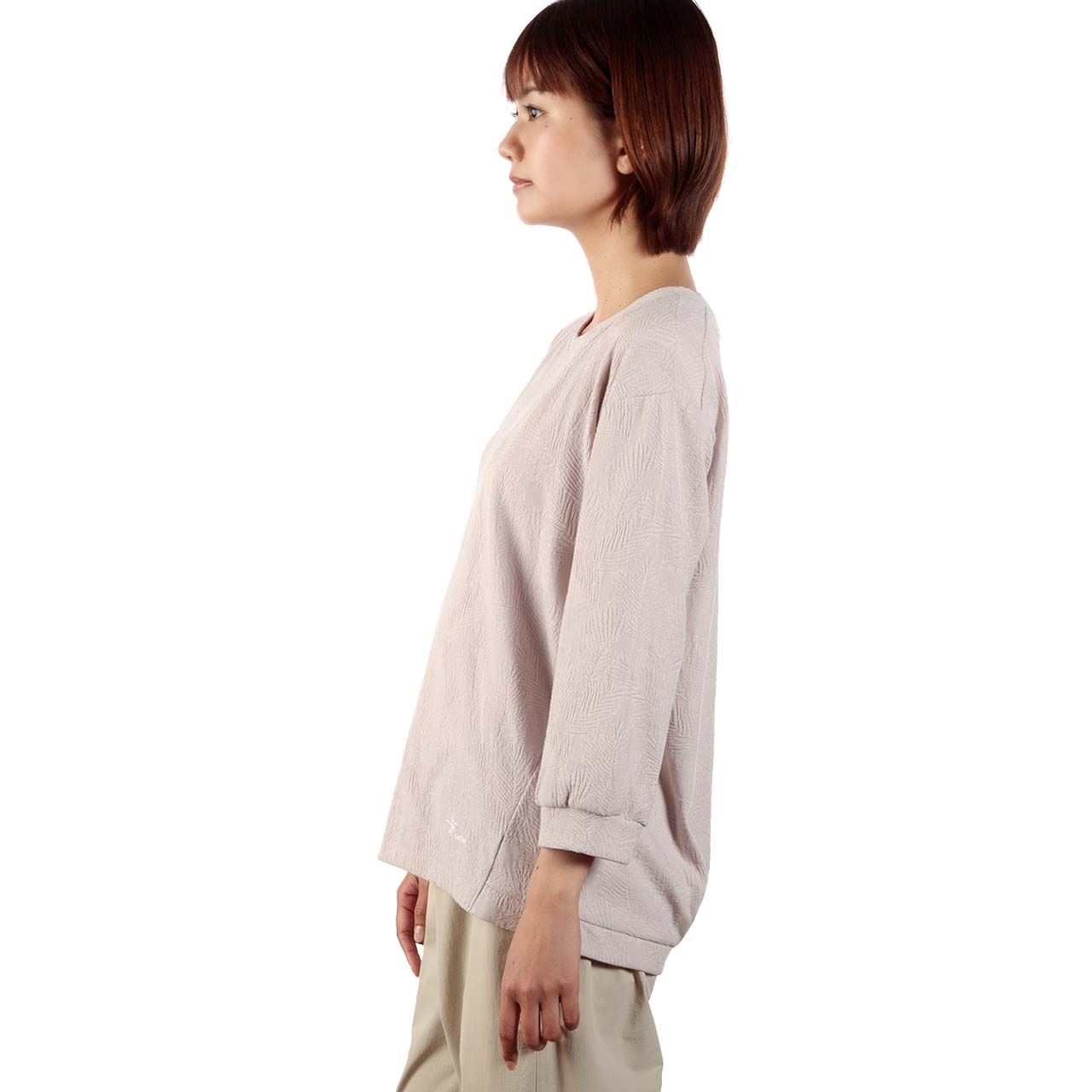 TSプランツジャカードクルー7/S (Women's)/ブルー