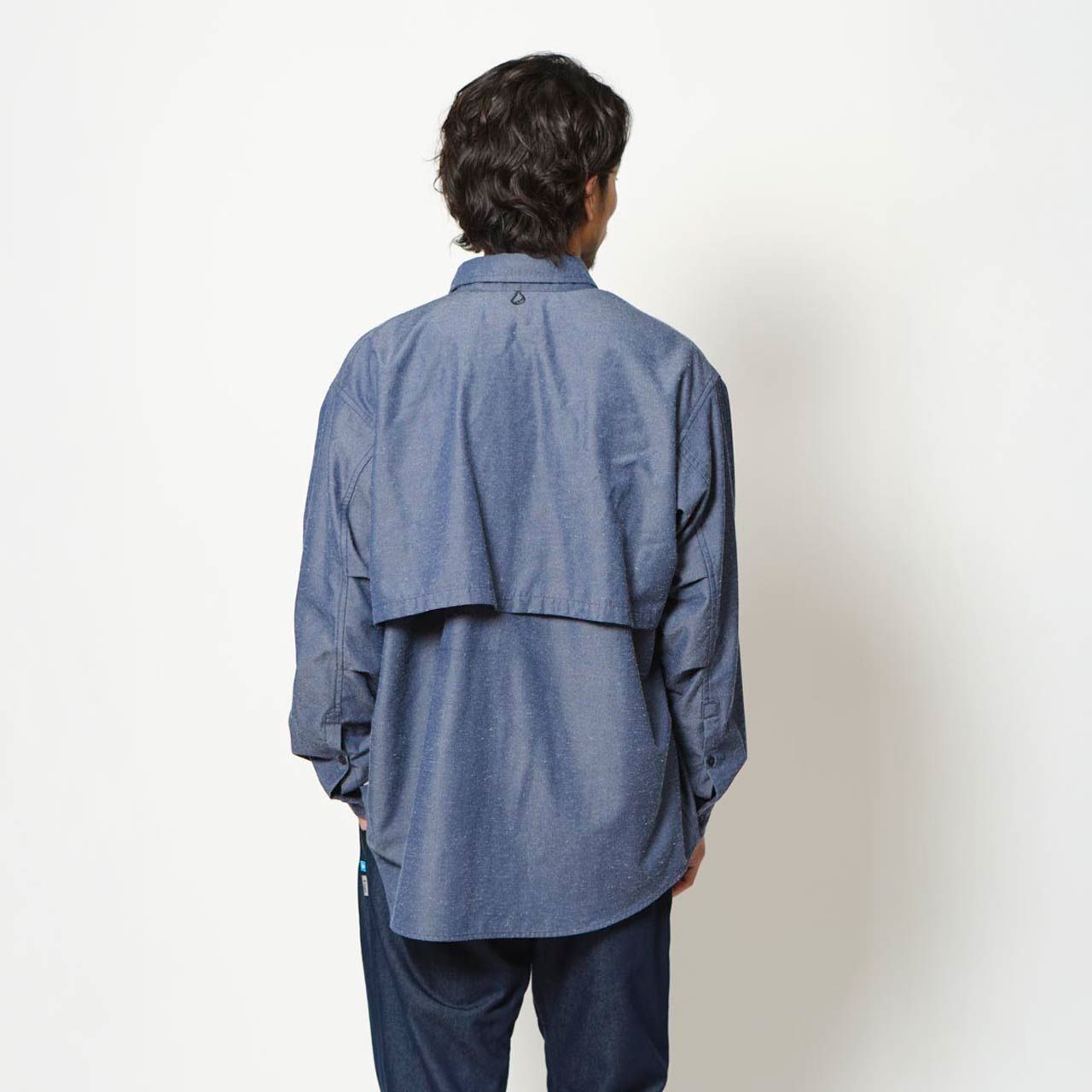 FISHDOMダンガリーシャツ (Men's)/インディゴ
