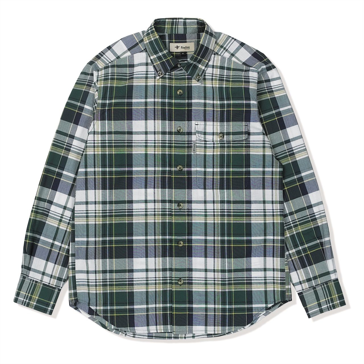 Cシールドフレッシュチェックシャツ (Men's)/グリーン