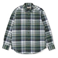 Cシールドフレッシュチェックシャツ (Men's)/グリーン