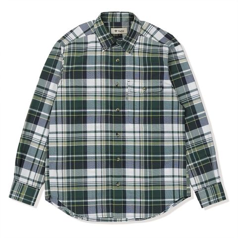 Cシールドフレッシュチェックシャツ (Men's)/グリーン