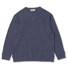 ミニワッフルヘザークルー (Men's)/ネイビー