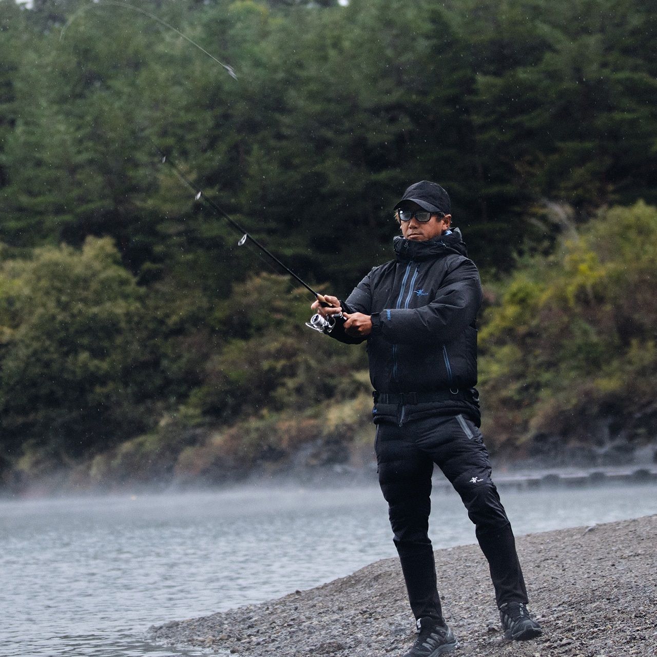 Foxfire×NANGA GORE-TEX WS フィッシングダウンジャケット 2025/ブラック