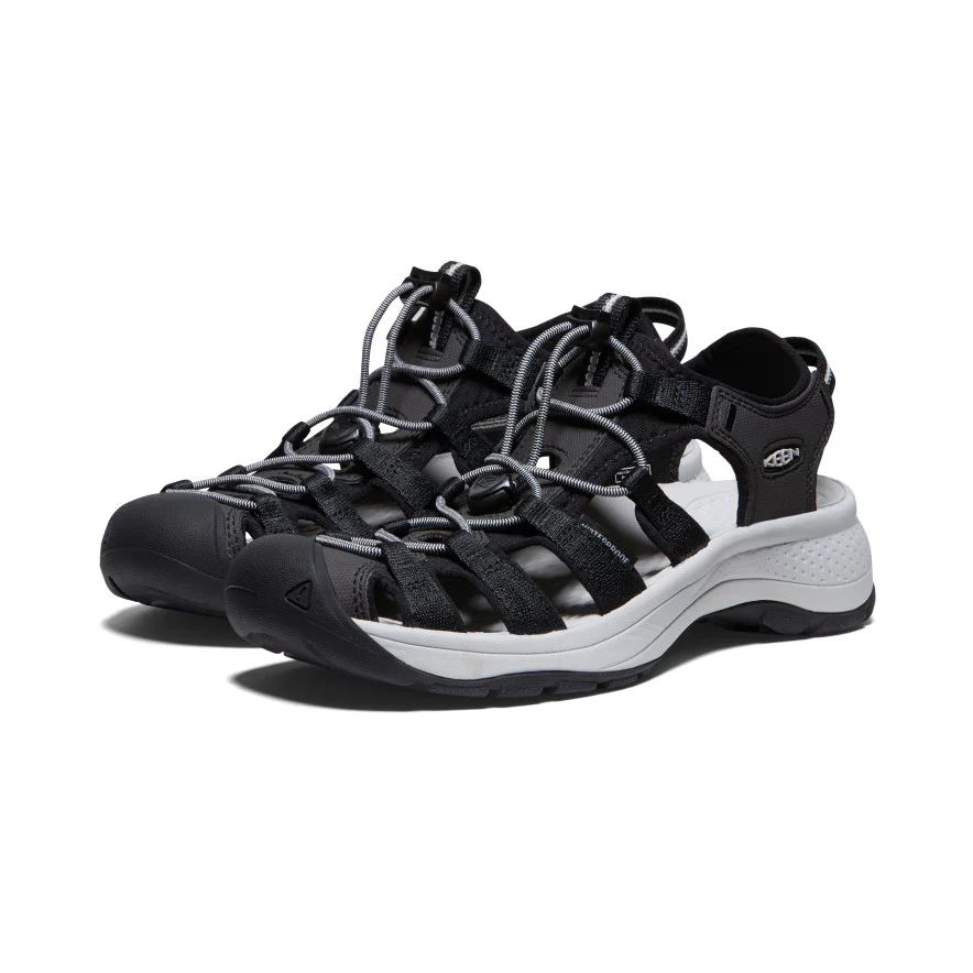 ASTORIA WEST SANDLE W-BLACK/GREY