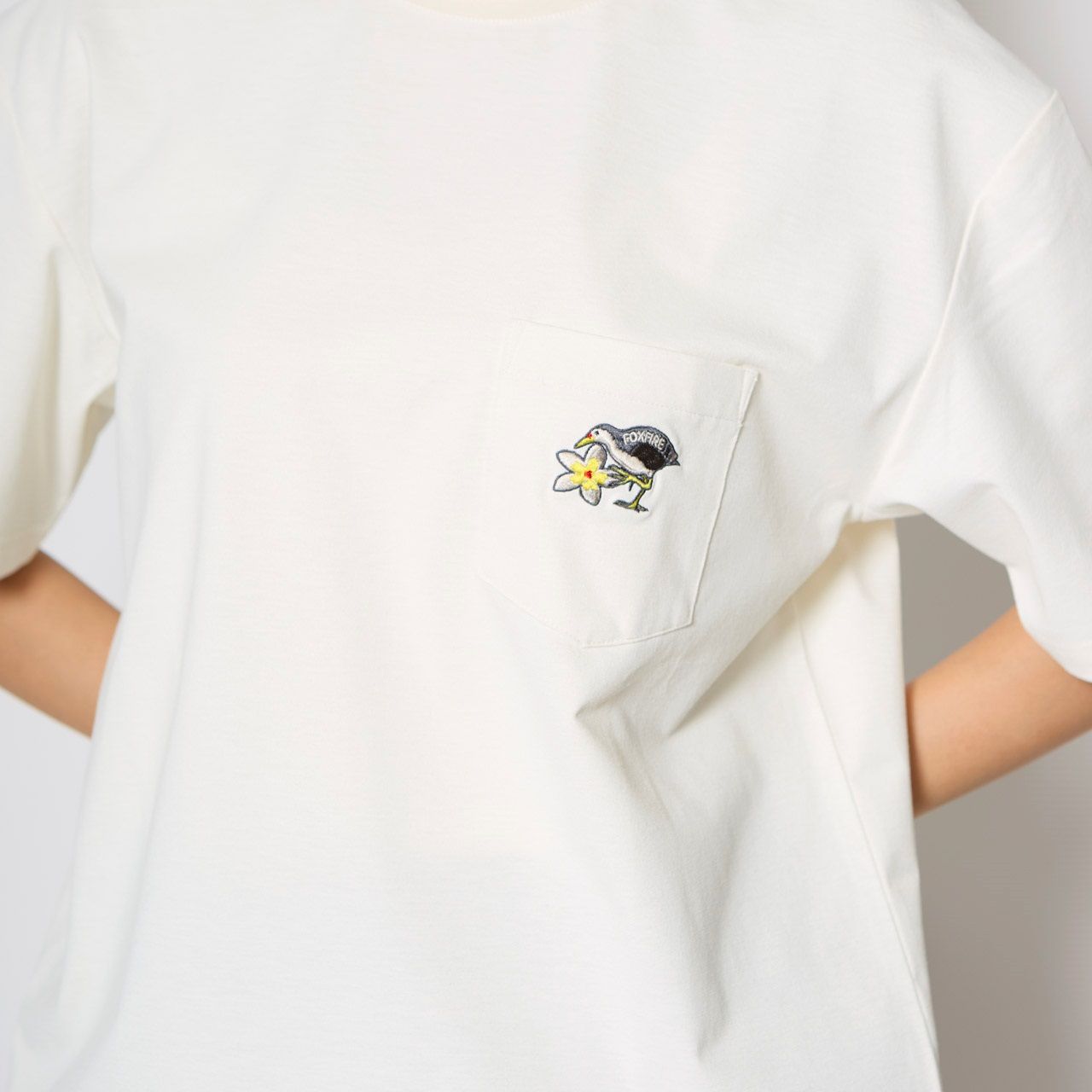 TSシロハラクイナポケティーS/S (Women’s)/ライトブルー