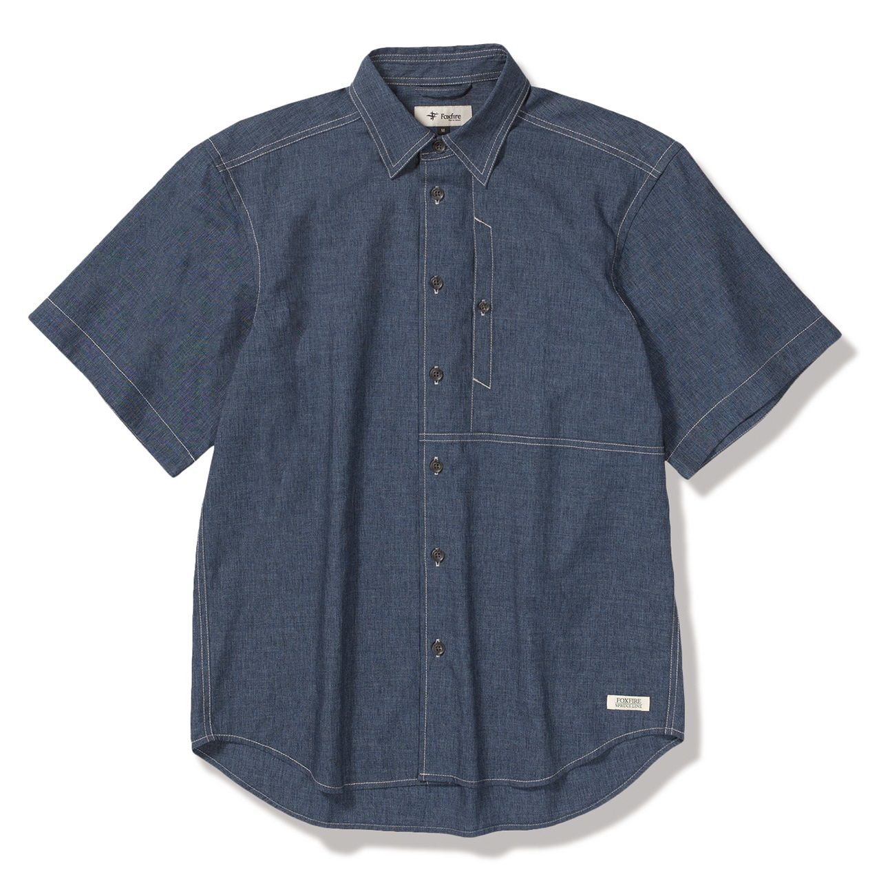 クールマックスシャンブレーシャツS/S (Men's)/インディゴ