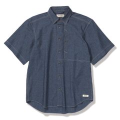 クールマックスシャンブレーシャツS/S (Men's)/インディゴ