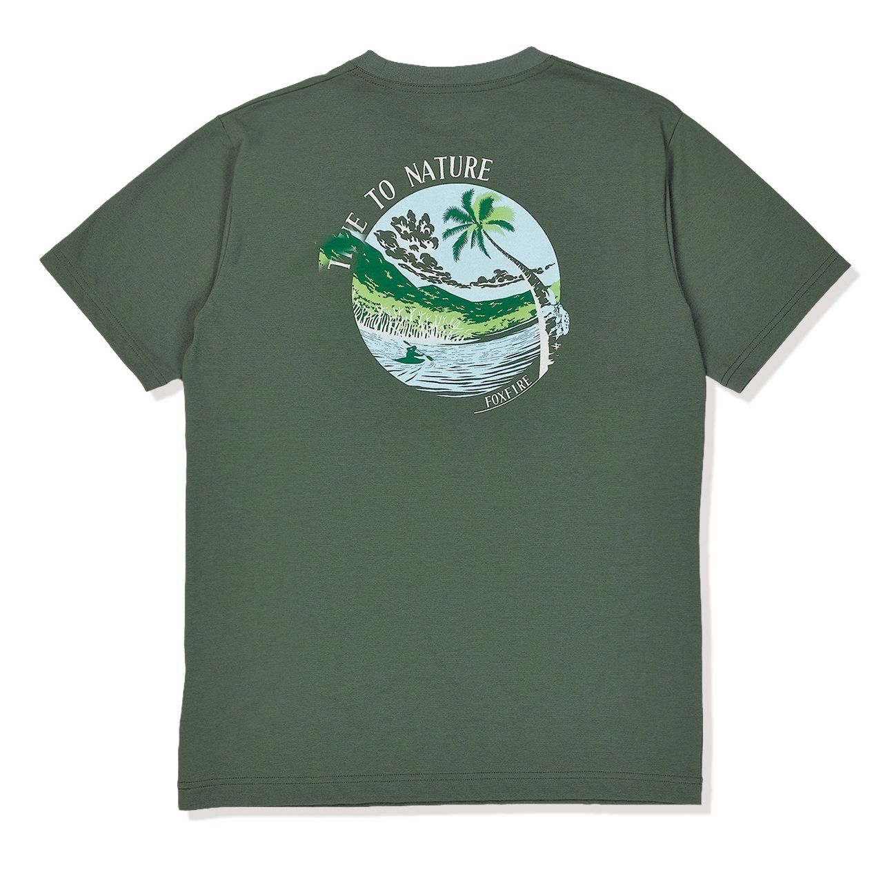 CシールドマングローブティーS/S (Men's)/アッシュグリーン