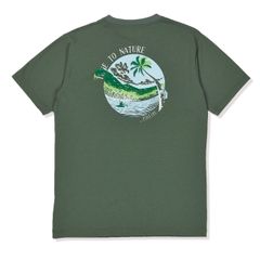 CシールドマングローブティーS/S (Men's)/アッシュグリーン