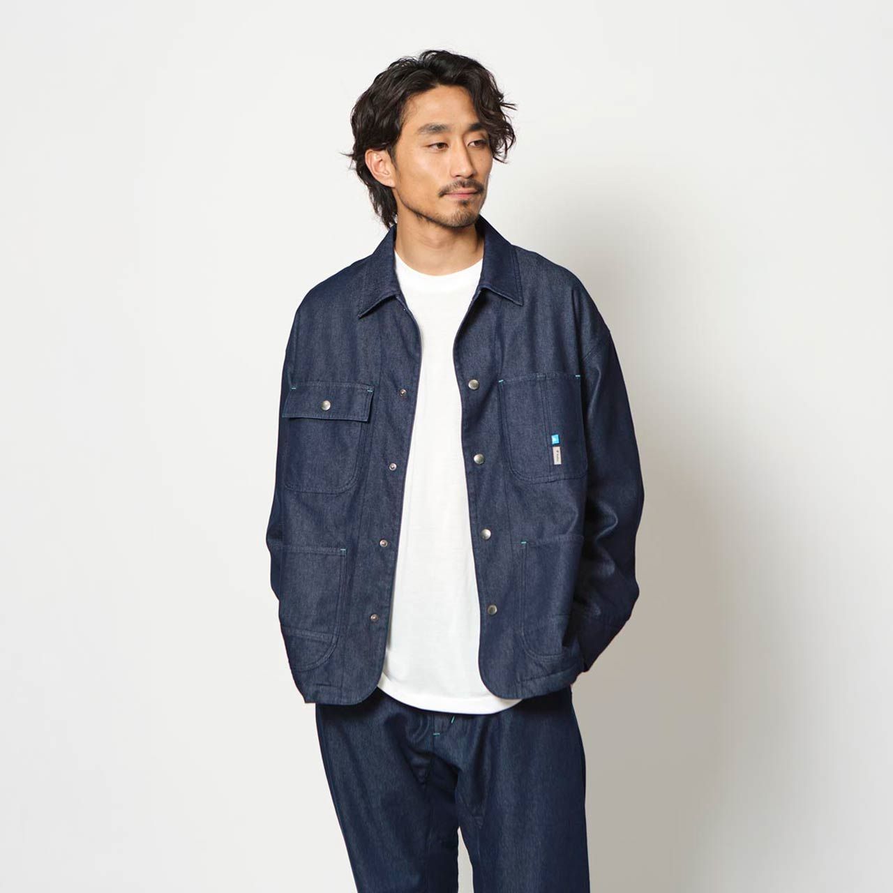 FISHDOMデニムジャケット (Men's)/インディゴ