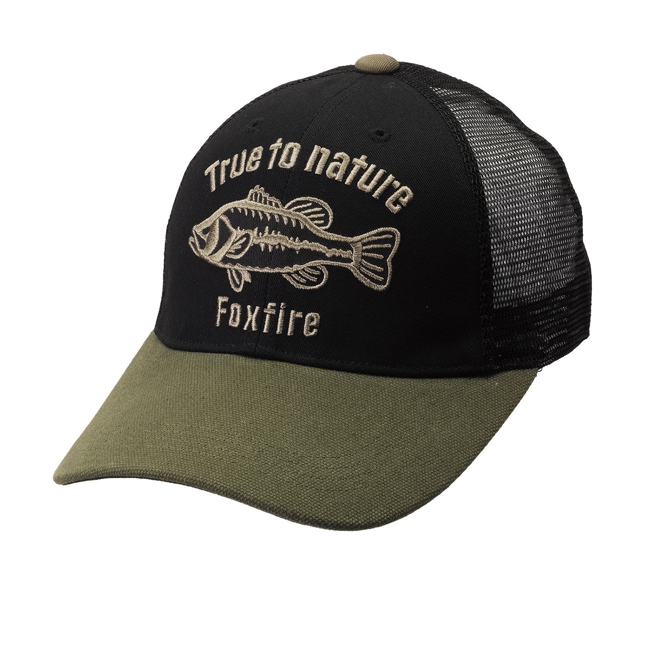 True to nature トラッカーキャップ/ブラック