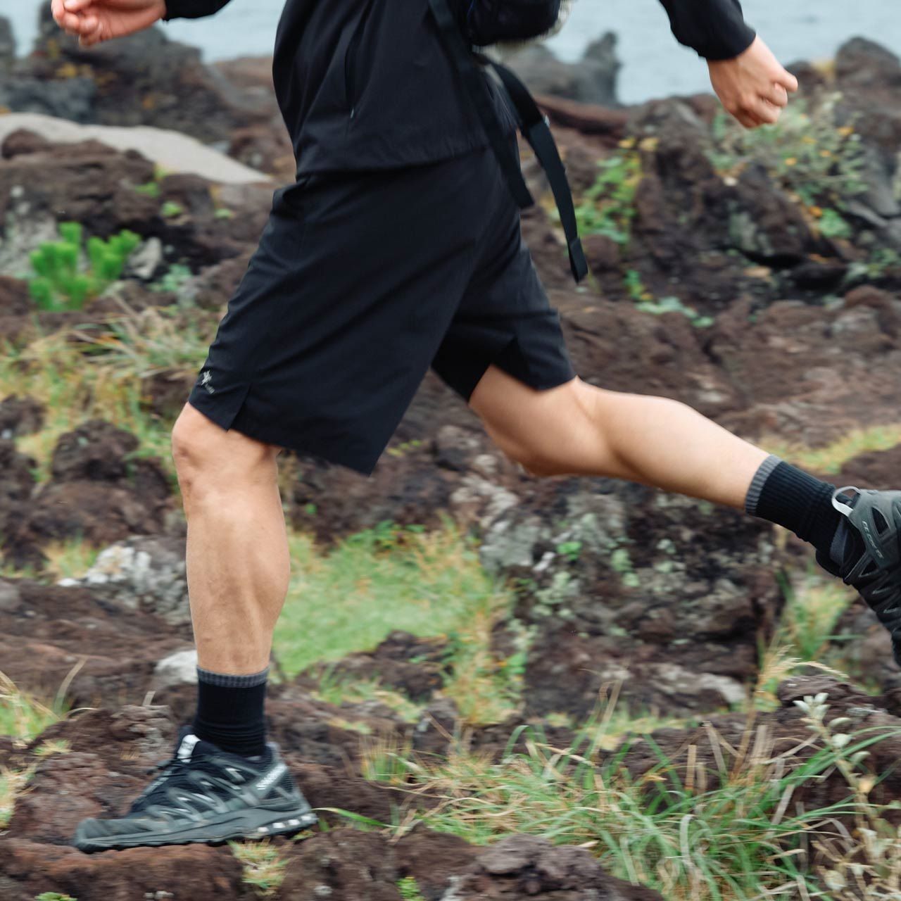 スタッシュライトショーツ/アッシュグリーン