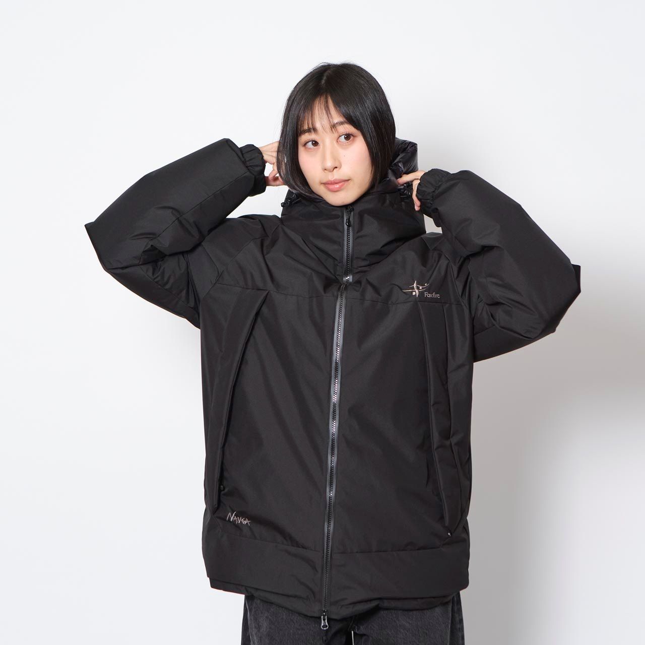 Foxfire × NANGA GORE-TEX WSフィッシングダウンジャケットエクストラディテール 2026/ブラック