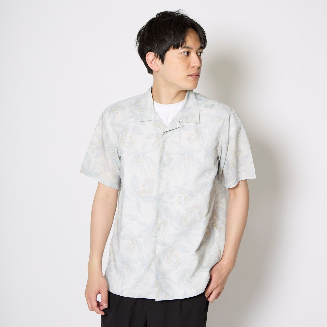 アイランドシャツS/S (Unisex)/グラナイトサンド