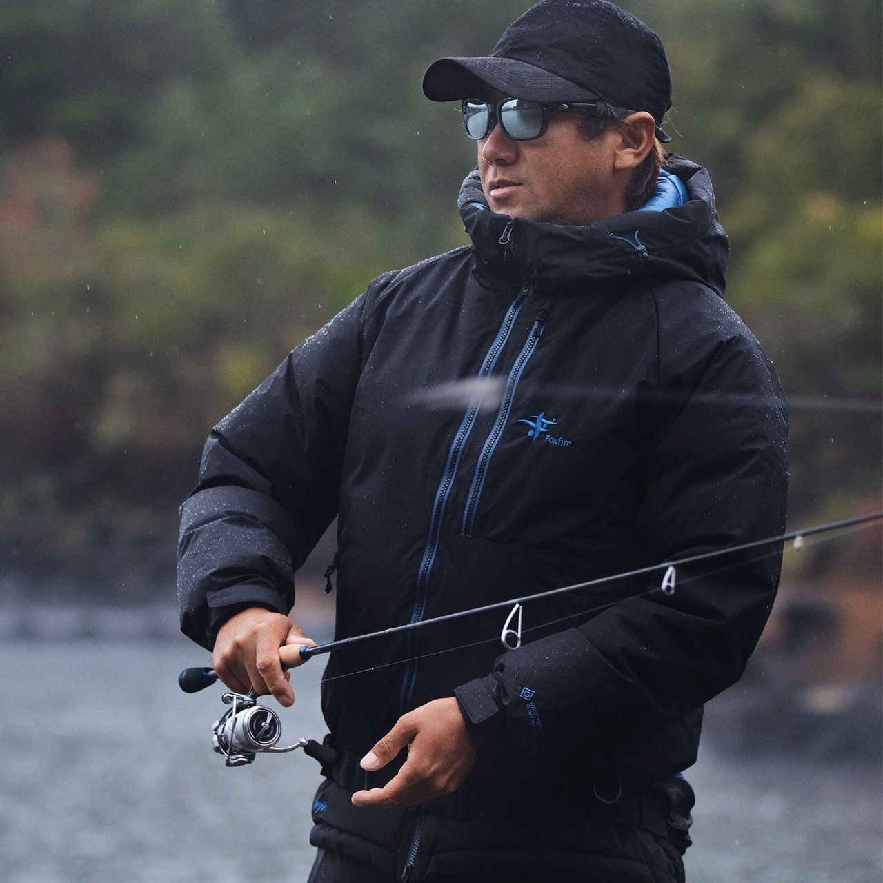 Foxfire×NANGA GORE-TEX WS フィッシングダウンジャケット 2025/ブラック