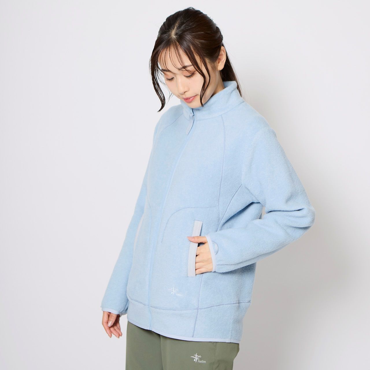 サーマルセーブルフルジップ(Women's)/ライトブルー