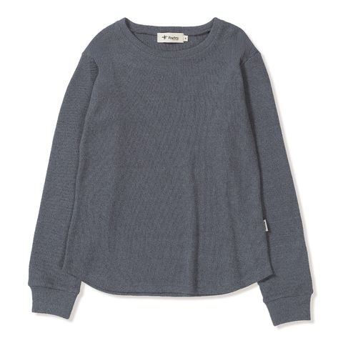 ミニワッフルヘザークルー (Women's)/ネイビー