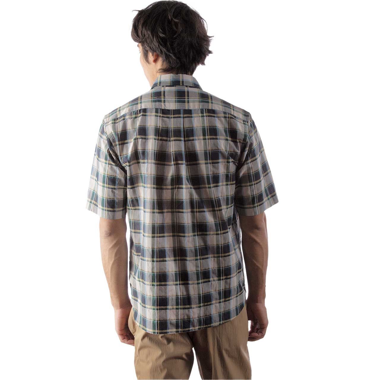 CシールドプレザントシャツS/S(Men's)/コバルトブルー