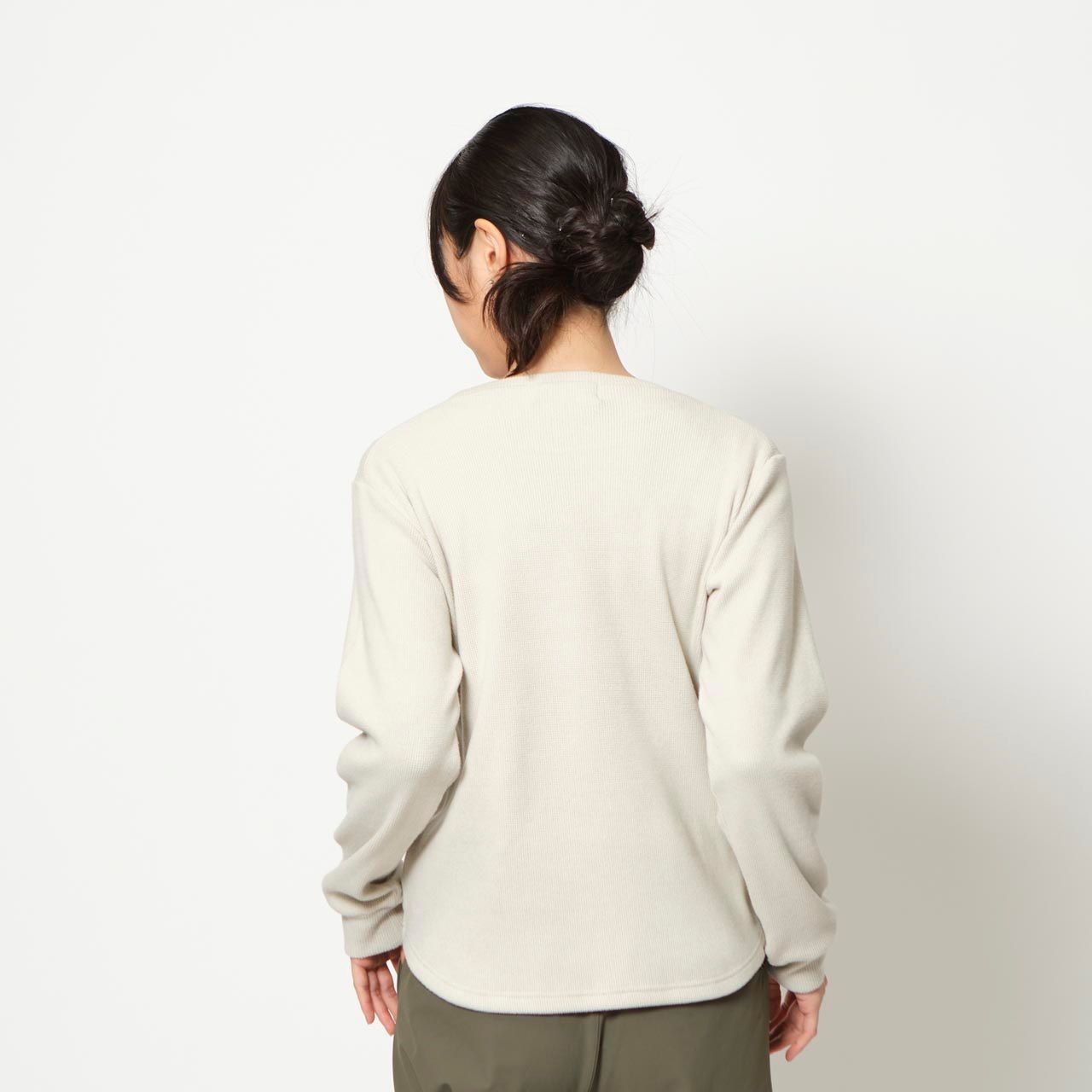 ミニワッフルヘザークルー (Women's)/ネイビー