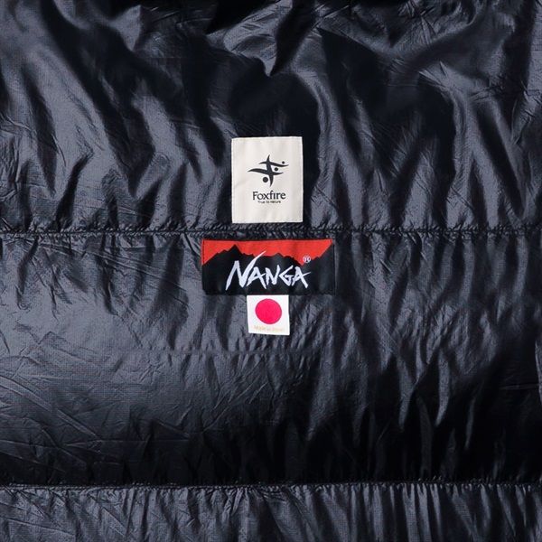 NANGA×Foxfire アングラーズウォーキングシュラフ/ブラック
