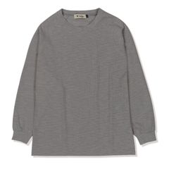 スラブリブラグランクルー (Men's)/グレー  Foxfire