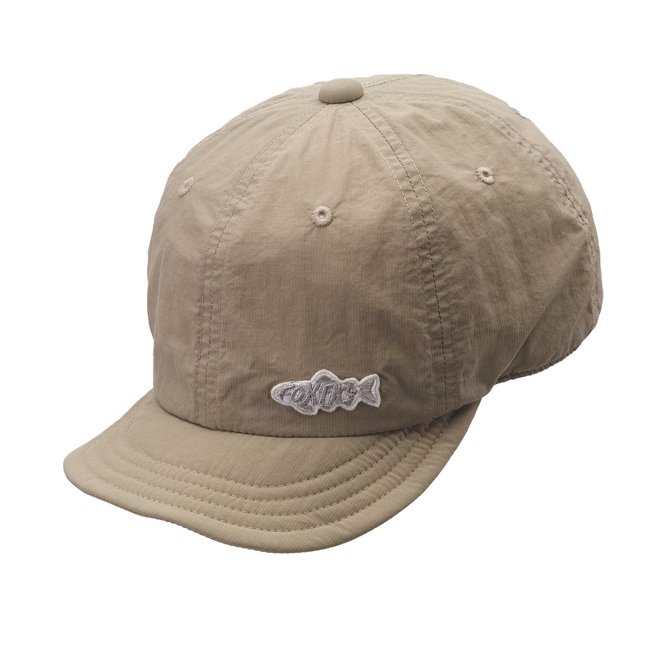 フィッシュワッペンキャップ/カーキ