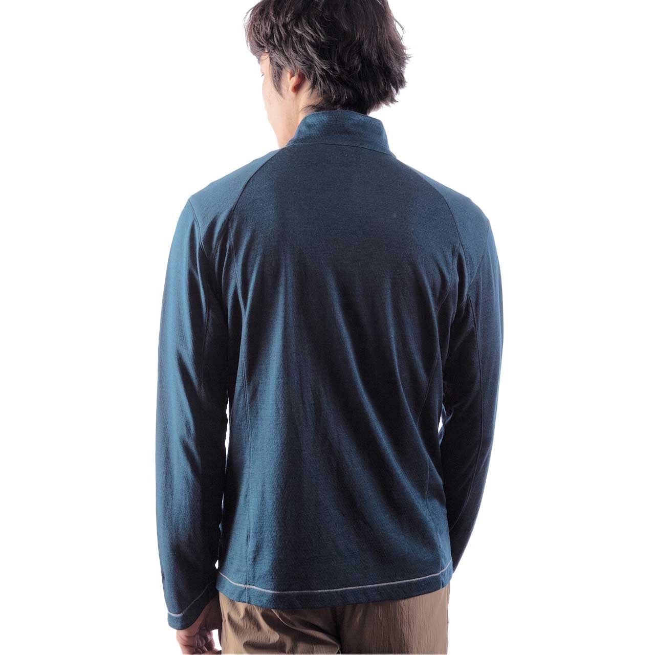 TSウールハーフジップ(Men's)/グレー