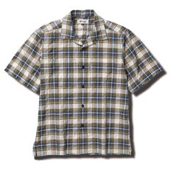 CシールドサーフェスチェックOCシャツS/S (Men's)/カーキ
