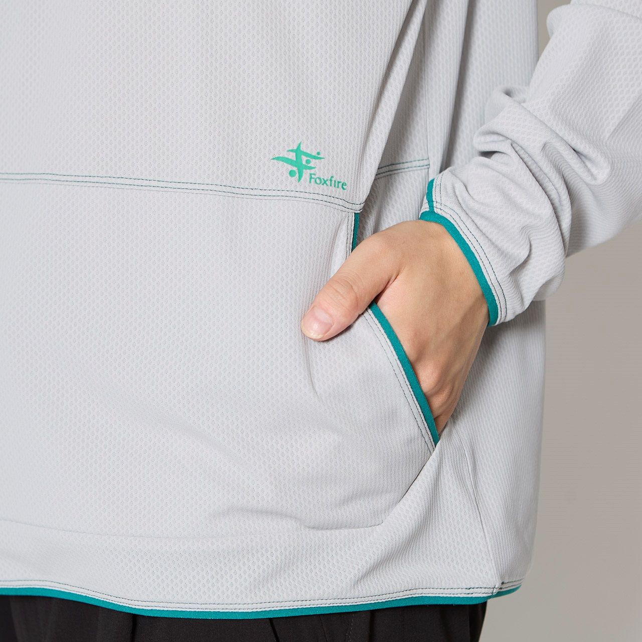 SC FISHDOMフーディ/ライトグレー