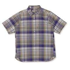 CシールドフレッシュチェックシャツS/S (Women’s)/パープル