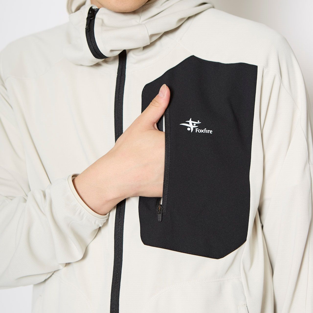 SCアルティメットフーディ(Men's)/ホワイト×グレー