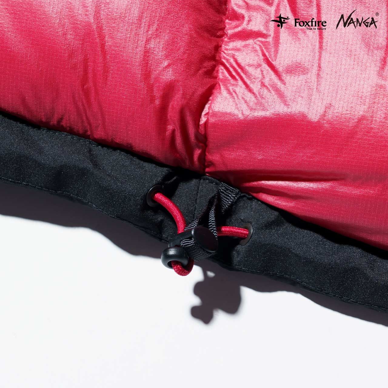 Foxfire × NANGA GORE-TEX WS フィッシングダウンジャケット 2026/ブラック×レッド