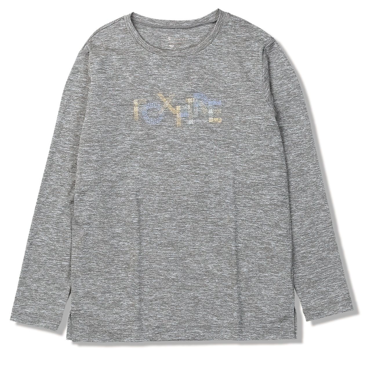 TS EXストレッチロゴクルー/グレー