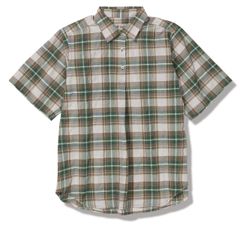 CシールドサーフェスチェックシャツS/S (Women's)/アッシュグリーン  Foxfire