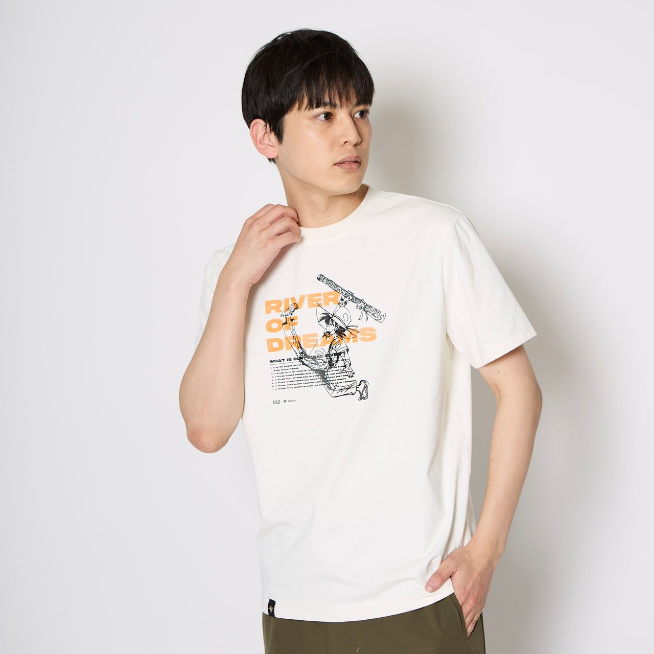 R.O.D×三平ゴーアウトティーS/S (Men's)/オフホワイト