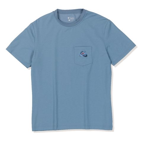 TSバードティーS/S (Men's)/ライトブルー