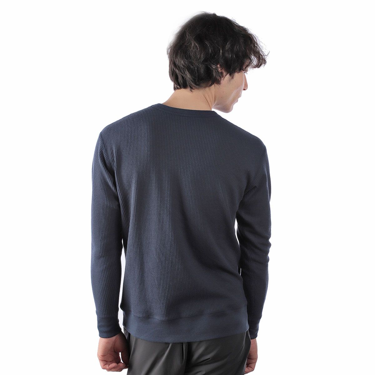TCワッフルクルー (Men's)/グレー
