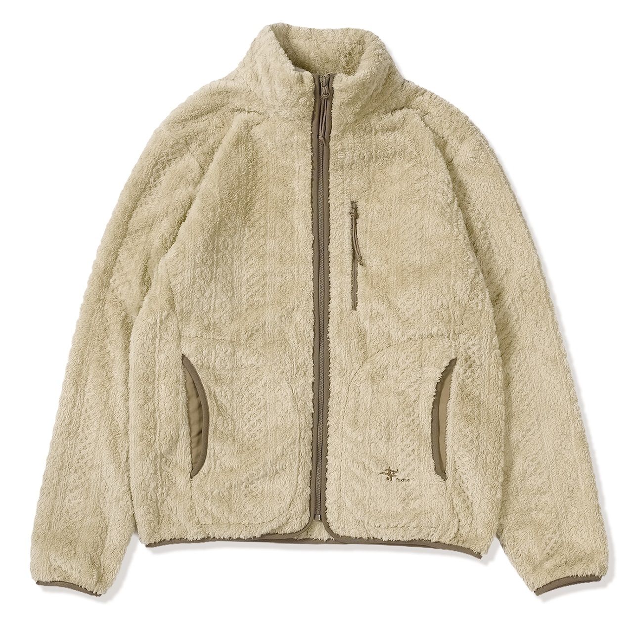 シャギーフリースフルジップ (Men's)/ベージュ