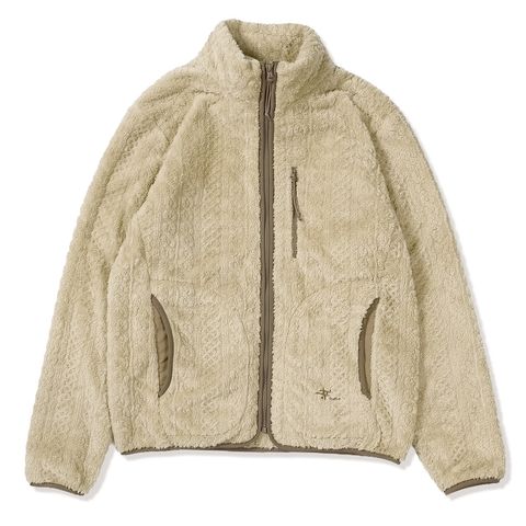 シャギーフリースフルジップ (Men's)/ベージュ