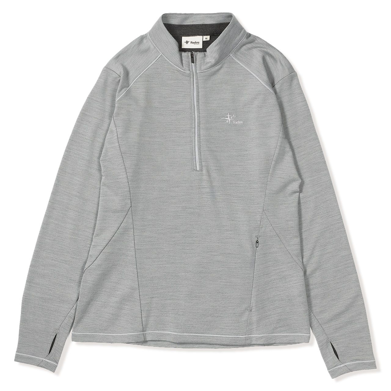 PPウールハーフジップ (Women's)/グレー