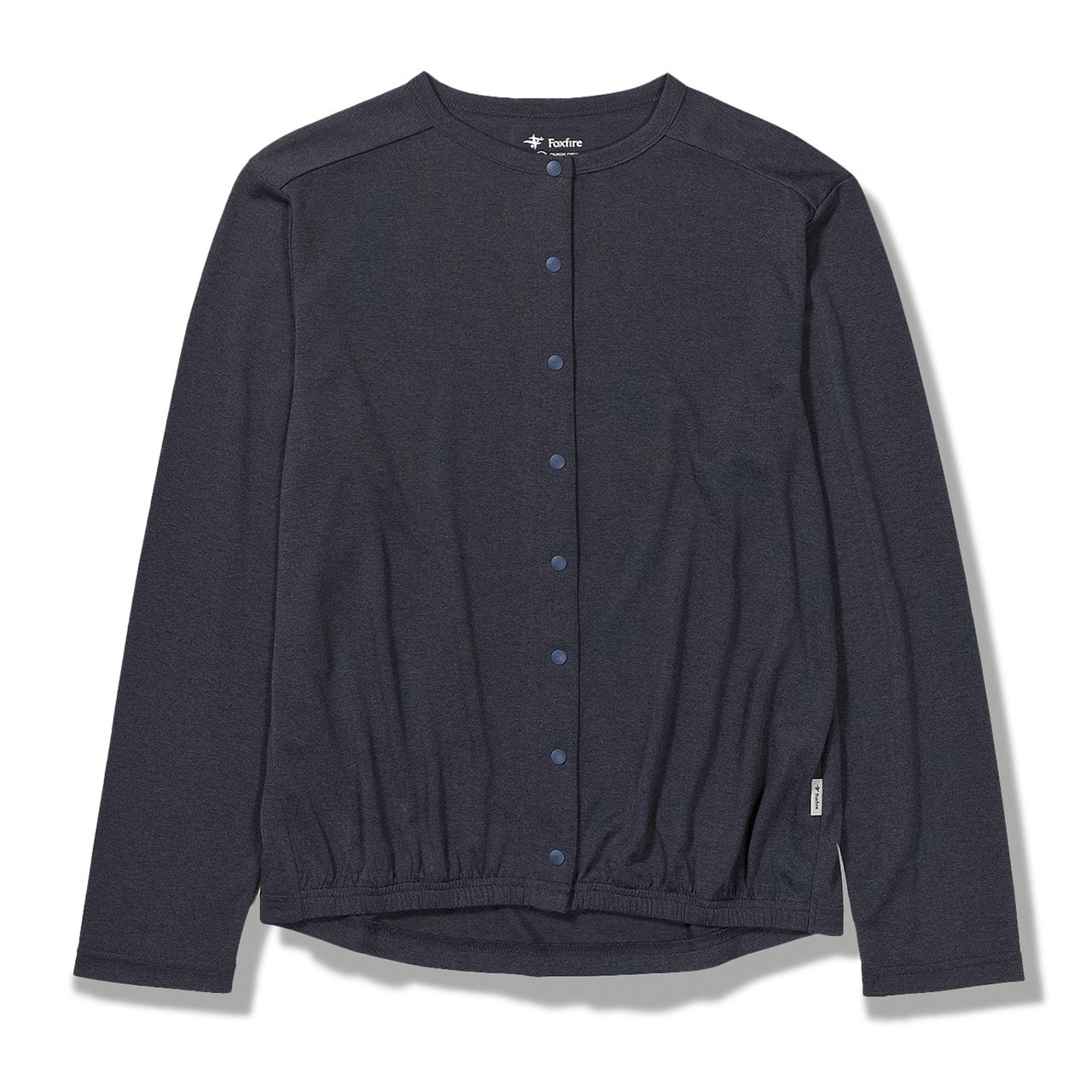 SCメランジスナップカーディ (Women's)/ネイビー