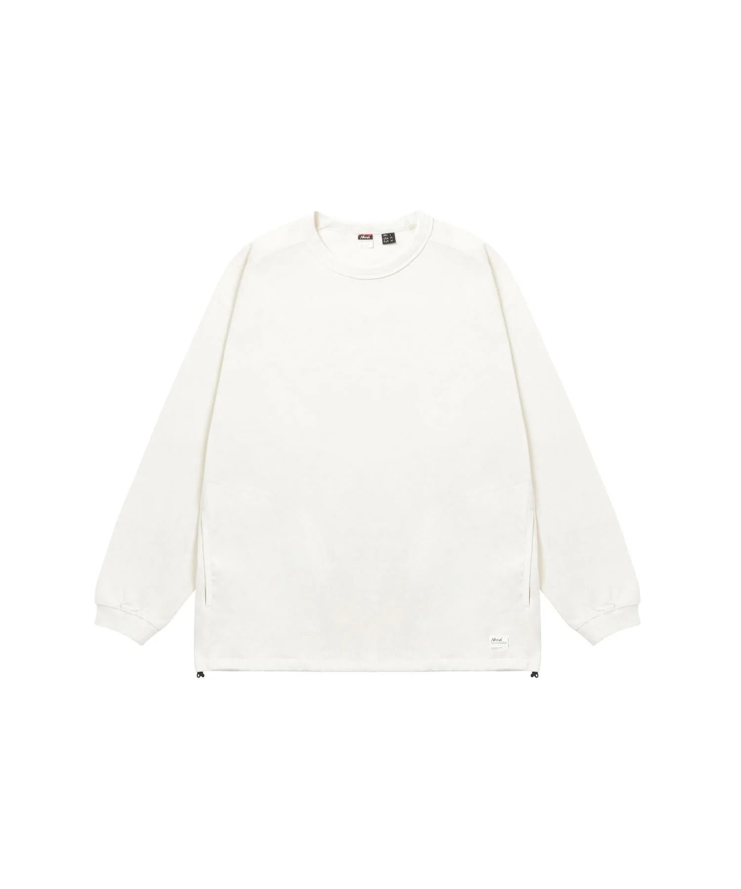 エコハイブリッド オーバーサイズ ロングスリーブTシャツ/ホワイト