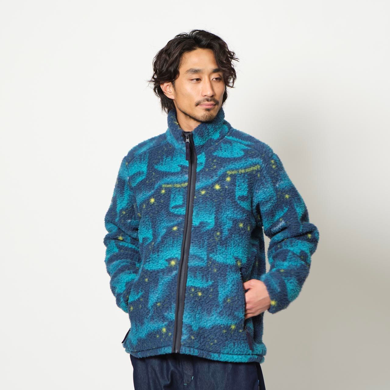 オーロラフリースジャケット (Unisex)/ネイビー