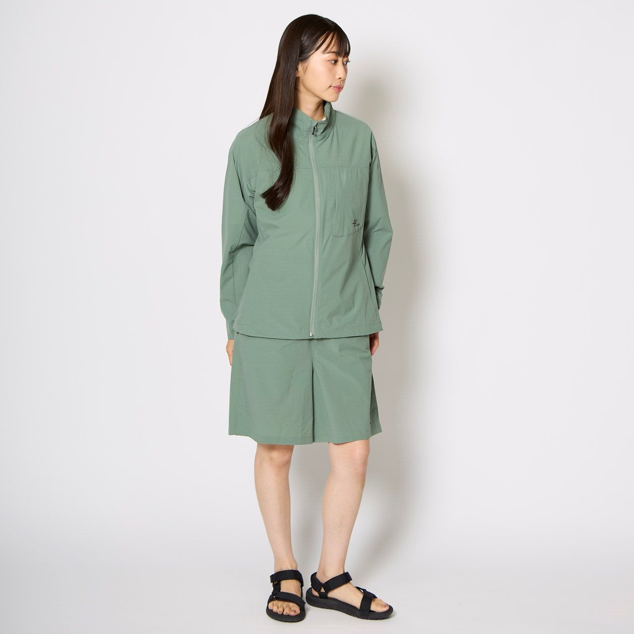 スタッシュライトジャケット (Unisex)/ブラック