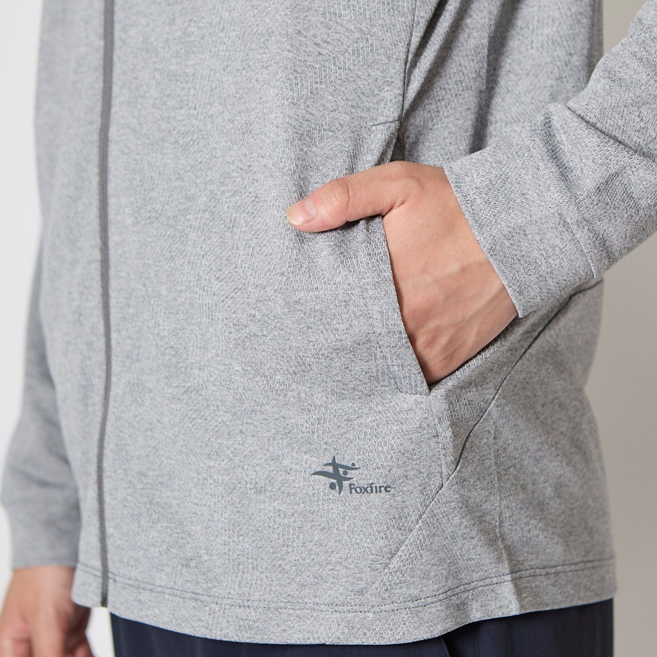 SCウィンドパスフルジップ (Men's)/ライトグレー