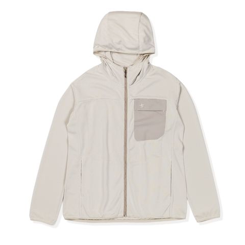 SCプリモフーディ/ホワイトxグレー