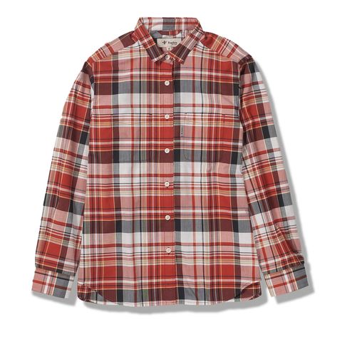 Cシールドフレッシュチェックシャツ (Women's)/レッド